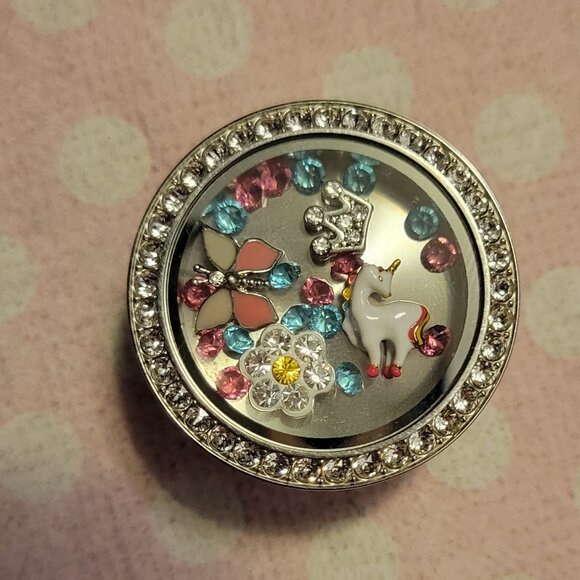 Unicorn, princess Origami Owl charms - Picture 1 of 2